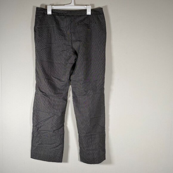 Worthington MODERN FIT Trouser Dress Pants Women's 14 Black White Geometric - Picture 2 of 14